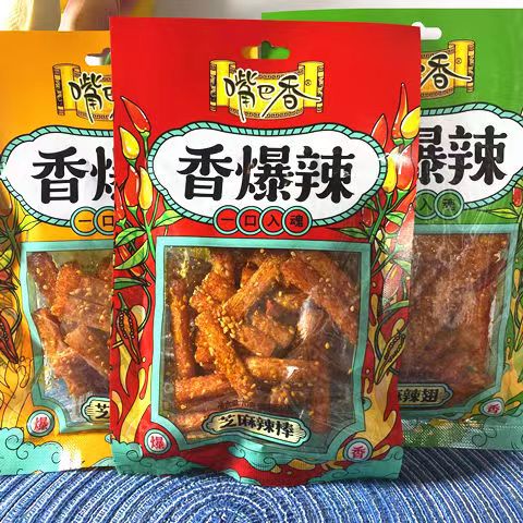 嘴巴香 香爆辣辣條 辣棒辣翅麵筋 一口入魂 70g