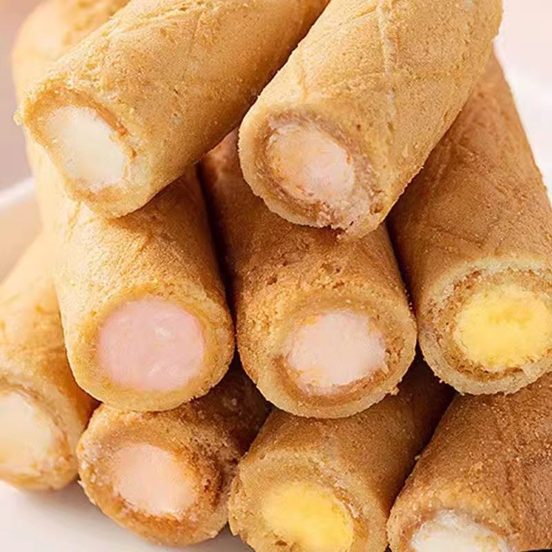 徐福記卷芯酥 卷芯餅乾卷 酥脆蛋卷105g