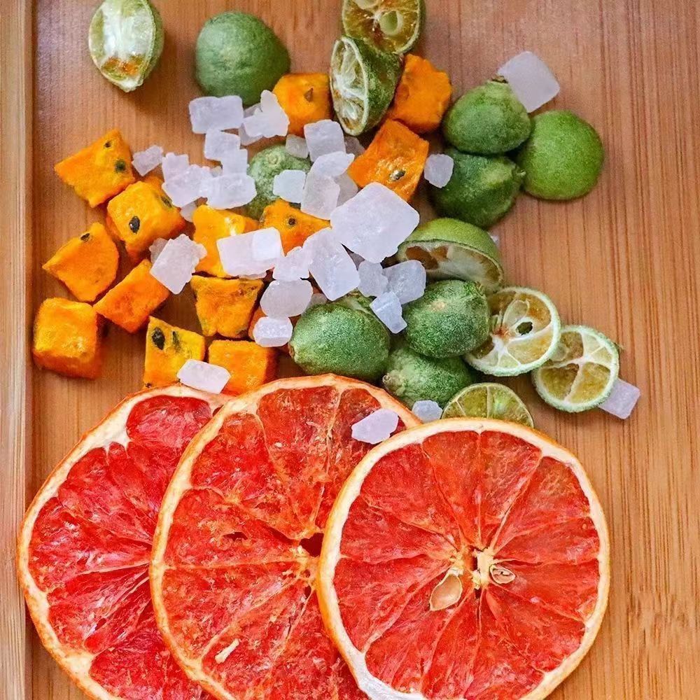 🥤西柚青桔百香果茶 凍幹金桔檸檬茶包