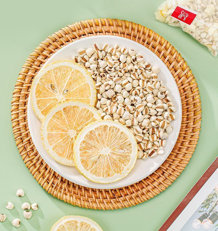 檸檬薏米茯苓茶 檸檬片 水果茶