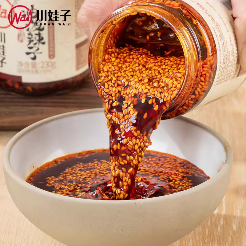 川娃子油潑辣子四川紅油辣椒拌菜蘸料