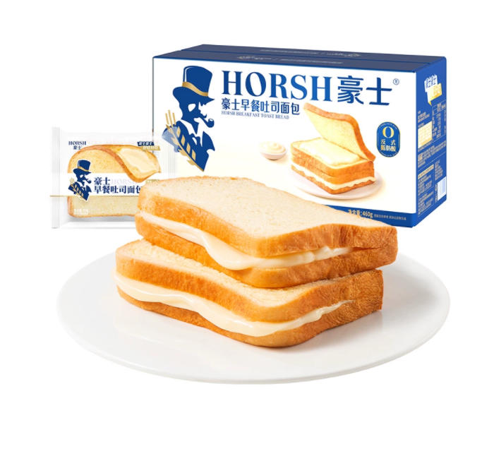 豪士乳酸菌麵包 蛋皮吐司黃油味 早餐包