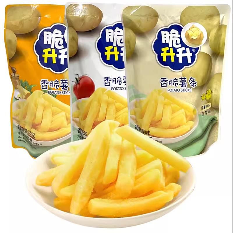 脆升升薯條 洋芋土豆條 原味番茄味薯片