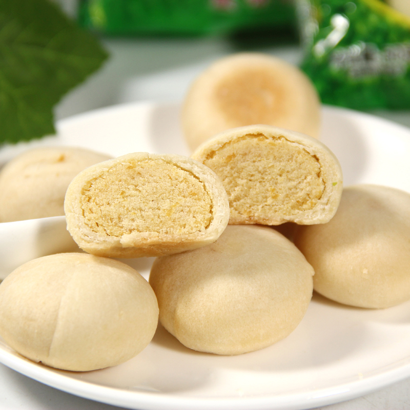 傳統老式綠豆糕 綠豆餅 早餐糕點餅乾 一包5個裝