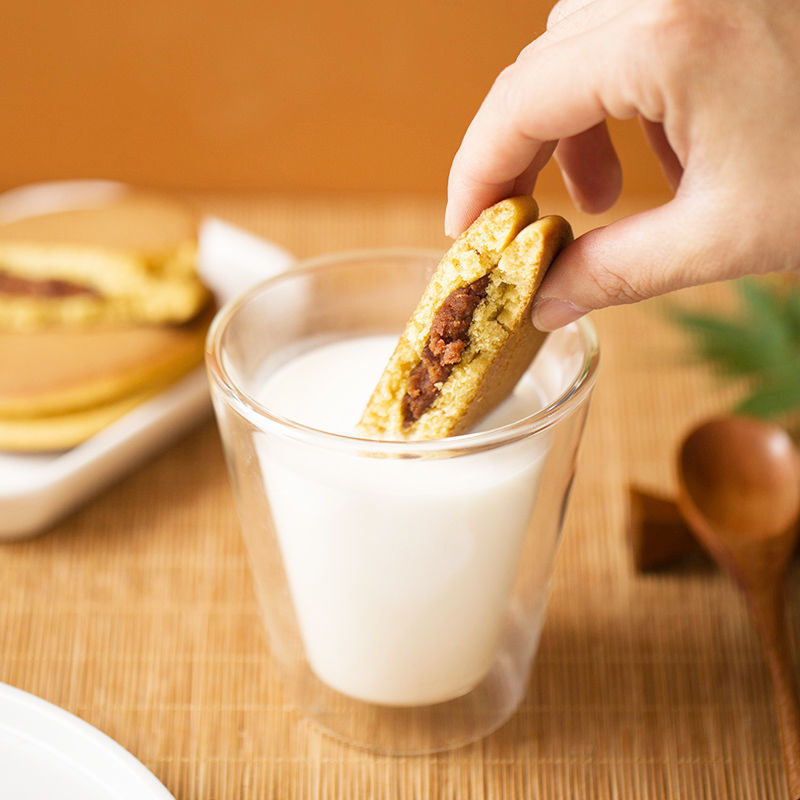 銅鑼燒夾心蛋糕 香芋紅豆麵包點心160g