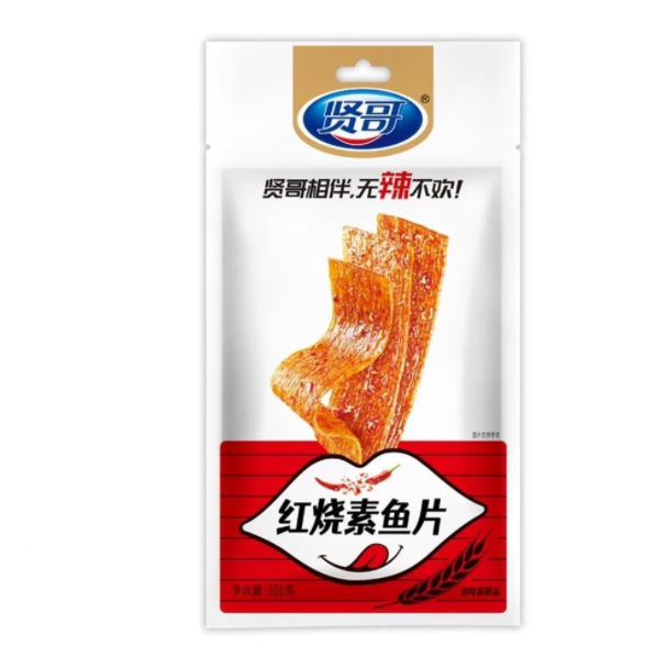 賢哥辣條 麻辣片素牛肉片 辣脆片