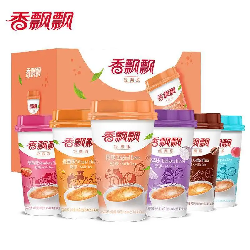 現貨 香飄飄奶茶 椰果草莓香芋麥香奶茶