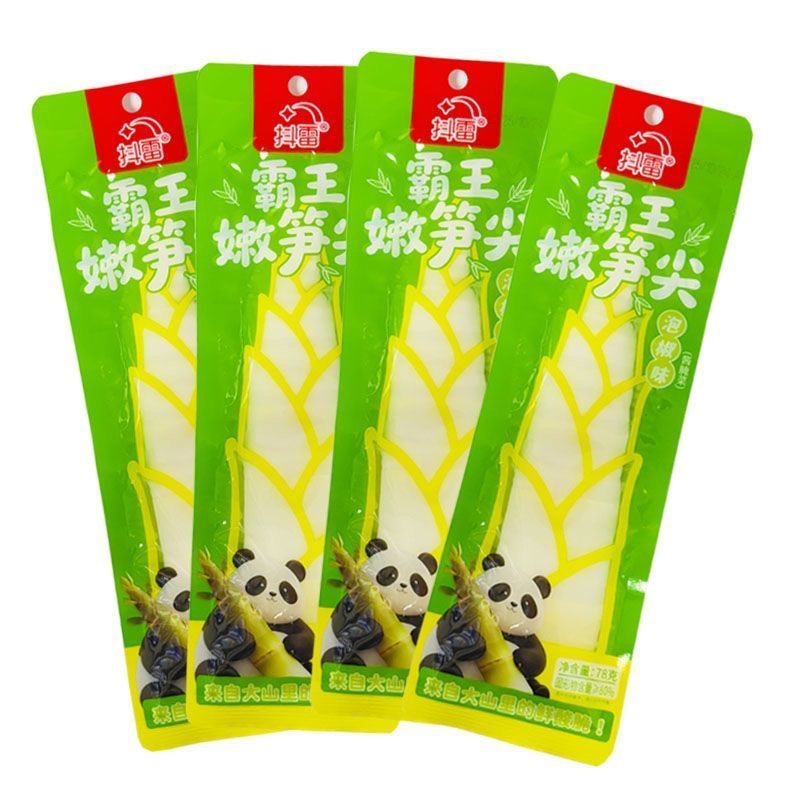 霸王嫩筍尖 抖雷78g 山椒脆筍開袋即食 酸辣
