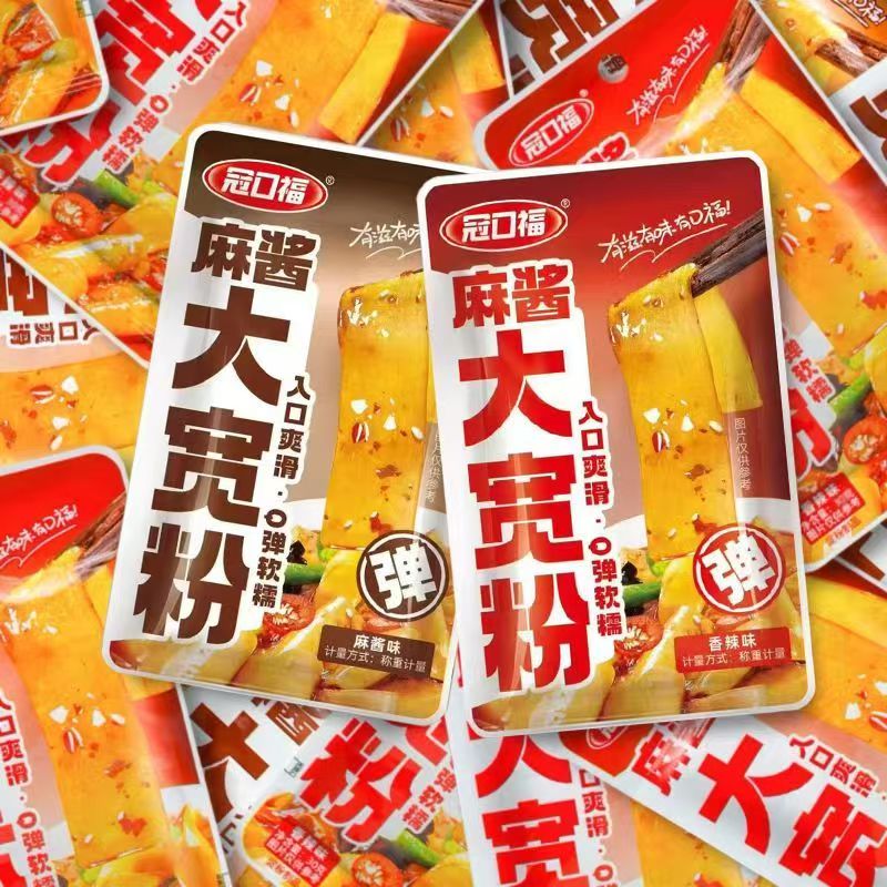 冠口福流汁麻醬大寬粉30g 即食麻醬香辣小零食