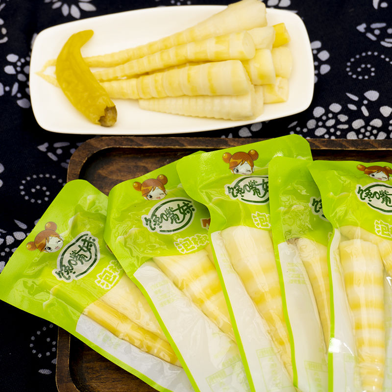 現貨 饞嘴妹泡椒竹筍 筍尖 35g/包 脆筍筍片