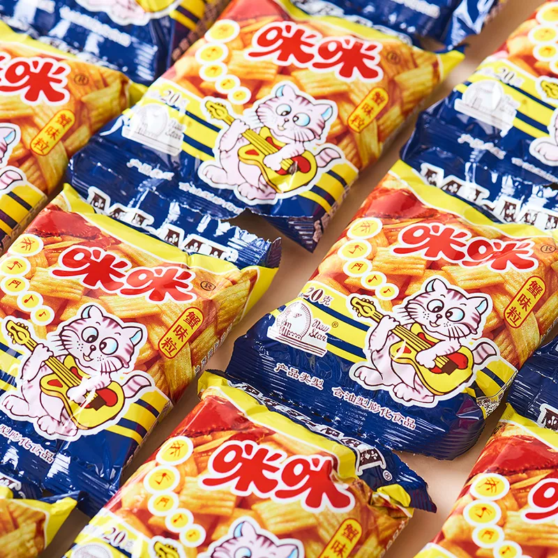 愛尚 10g/包 咪咪蝦條 膨化薯片 蟹味粒