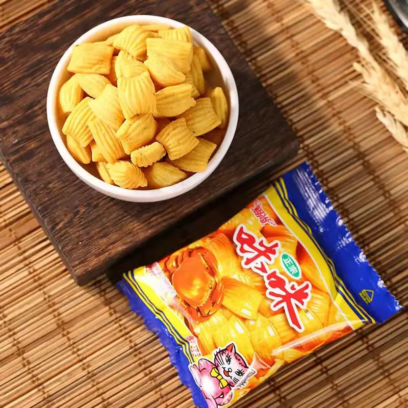 愛尚 10g/包 咪咪蝦條 膨化薯片 蟹味粒