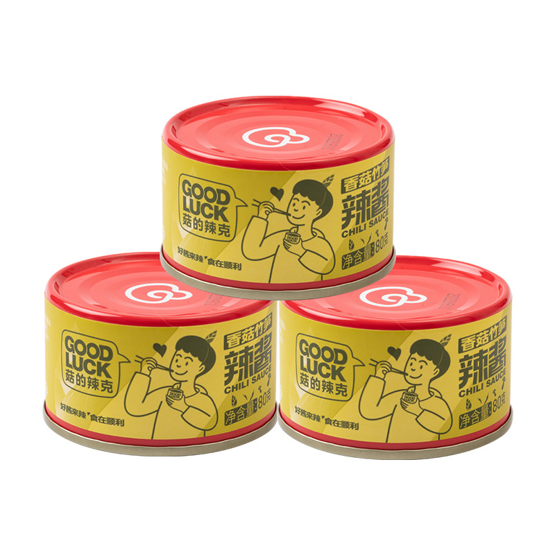 菇的辣克 鮮辣椒醬 拌麵拌飯醬 80g /罐