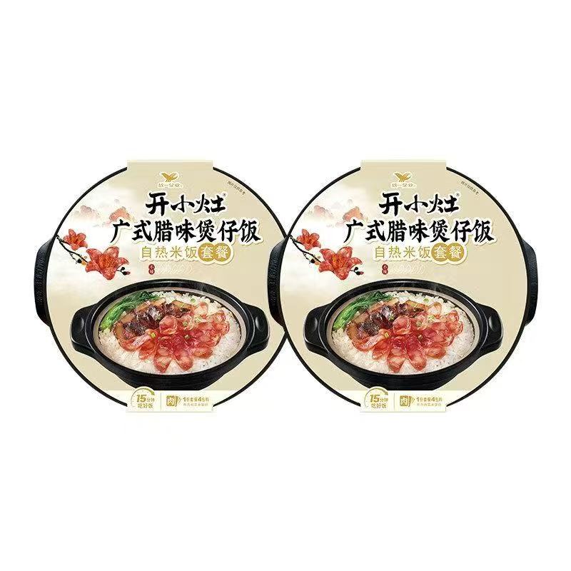 肖戰代言 統一開小灶自熱米飯煲仔飯混沌雞湯 免煮