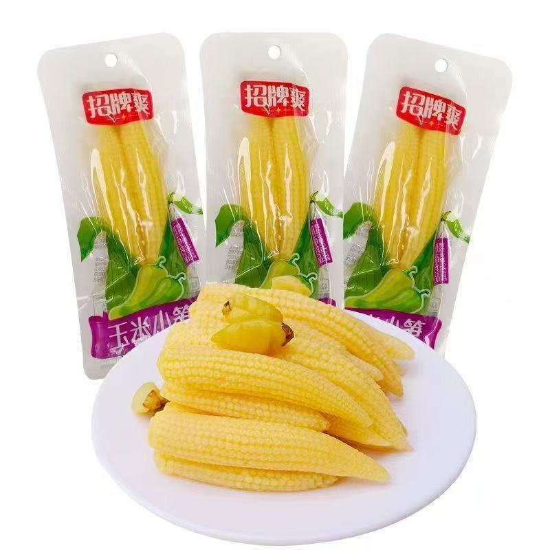 玉米筍 招牌爽泡椒玉米筍尖開袋即食 低卡解饞23g