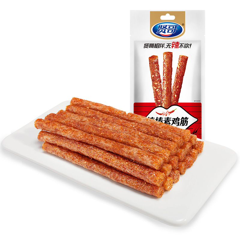 賢哥辣條 麻辣片素牛肉片 辣脆片