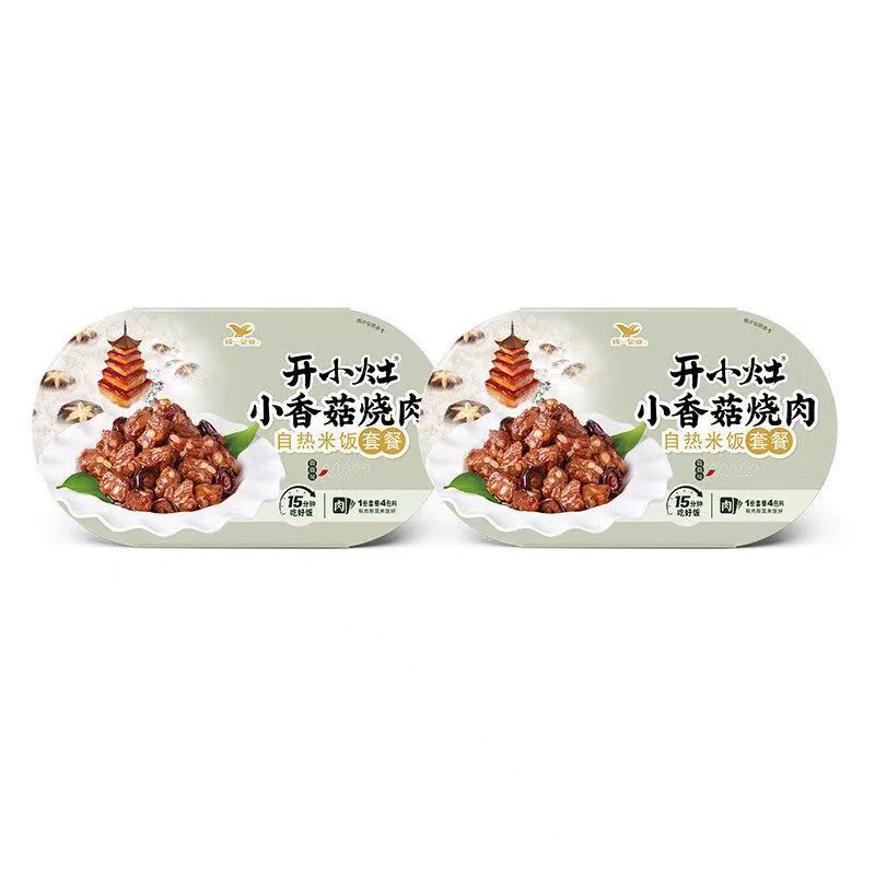 肖戰代言 統一開小灶自熱米飯煲仔飯混沌雞湯 免煮