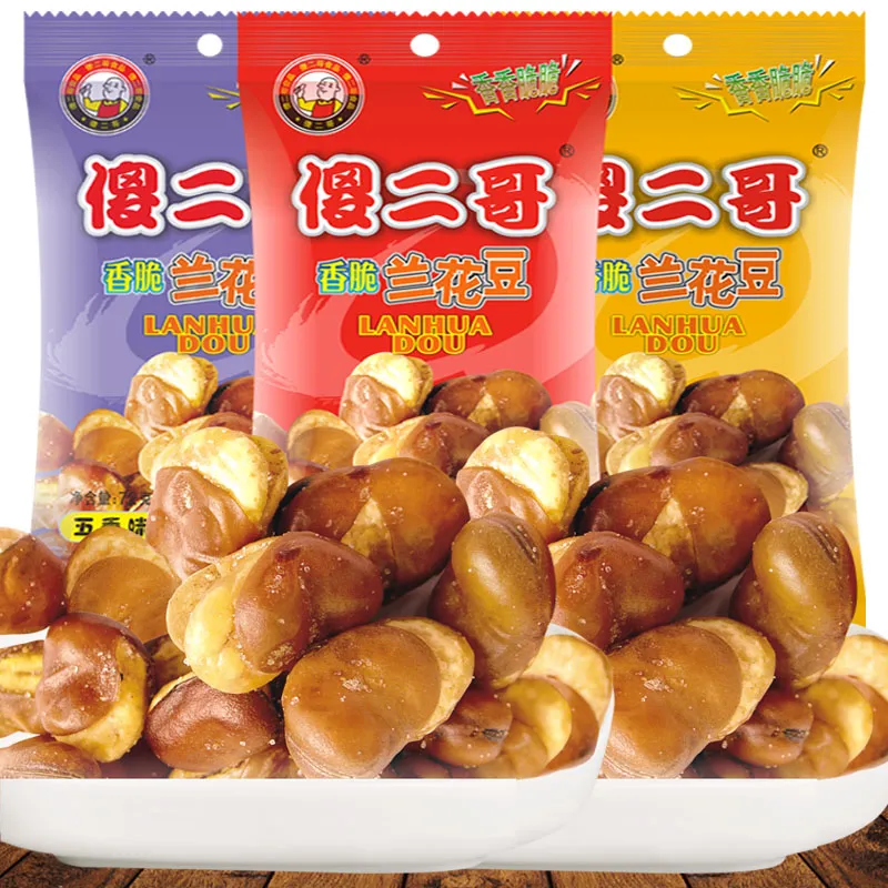 現貨 傻二哥蘭花豆 小酒 蠶豆 蘭花豆 30g/63g