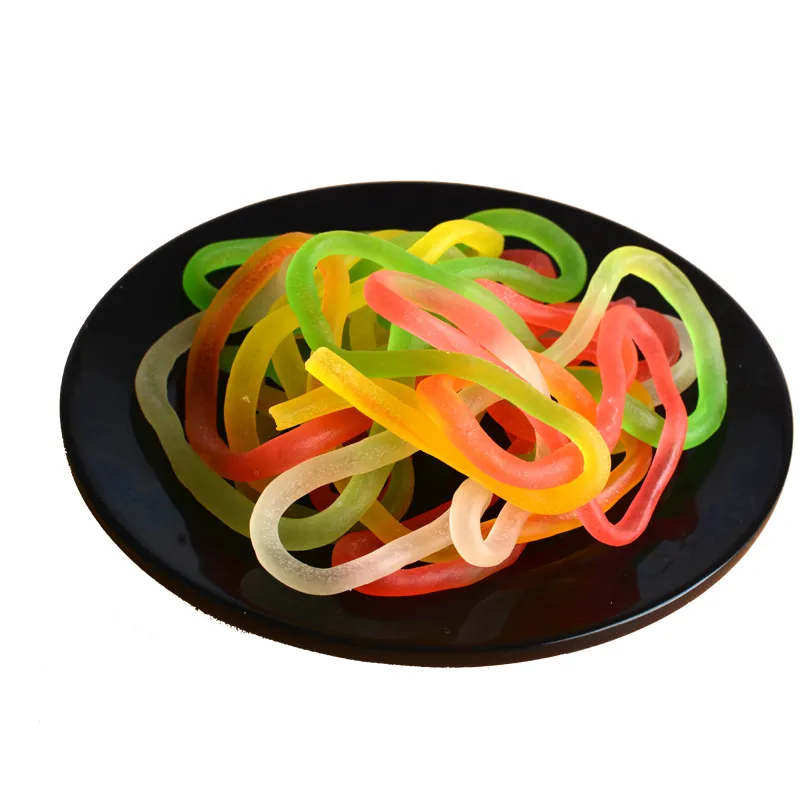 現貨 五彩繩糖 優卡水果軟糖 創意軟糖