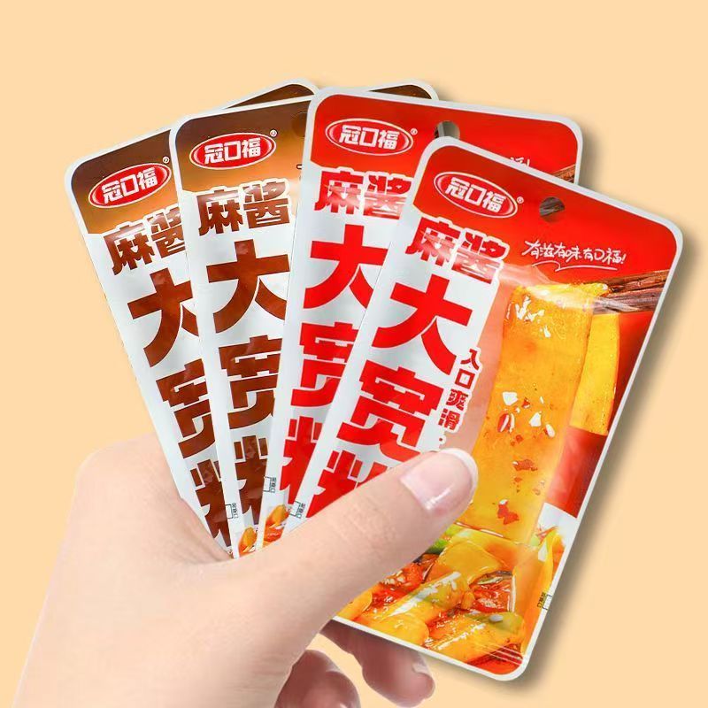冠口福流汁麻醬大寬粉30g 即食麻醬香辣小零食