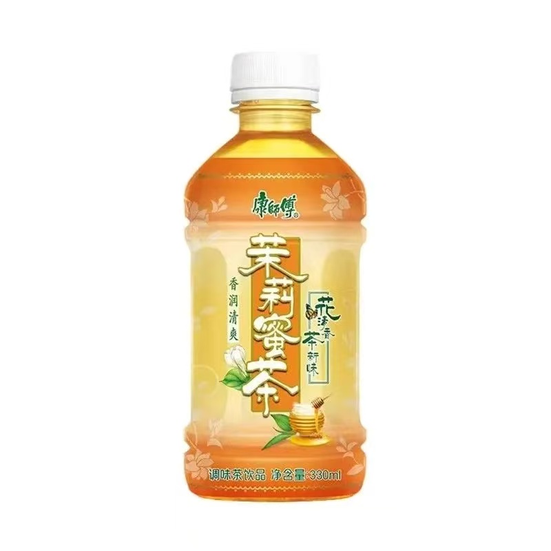 康師傅冰紅茶 茉莉花茶 柚子茶330ml 500ml冰力十足