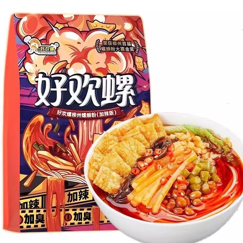 現貨 好歡螺螺螄粉 正宗柳州螺獅粉 加辣加臭400g螺絲粉