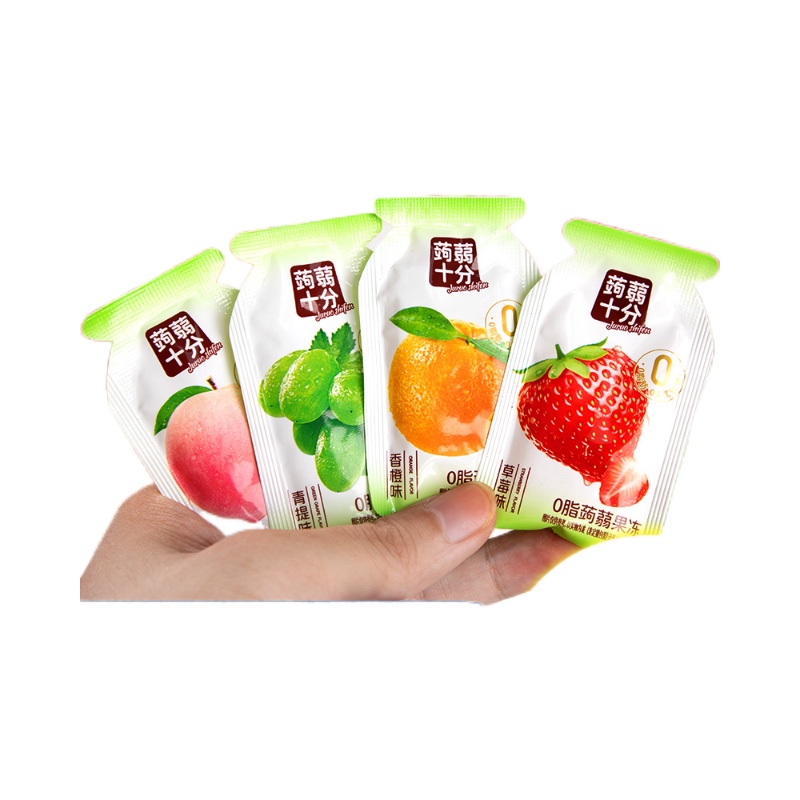 鹽津鋪子蒟蒻果凍 o卡水果果凍 白桃橘子青提草莓混合口味 冷凍口味更佳 勿一口吞食18g可以備註口味