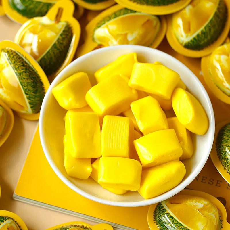 現貨 3D榴蓮糖 榴槤奶糖 4g/包 糖果