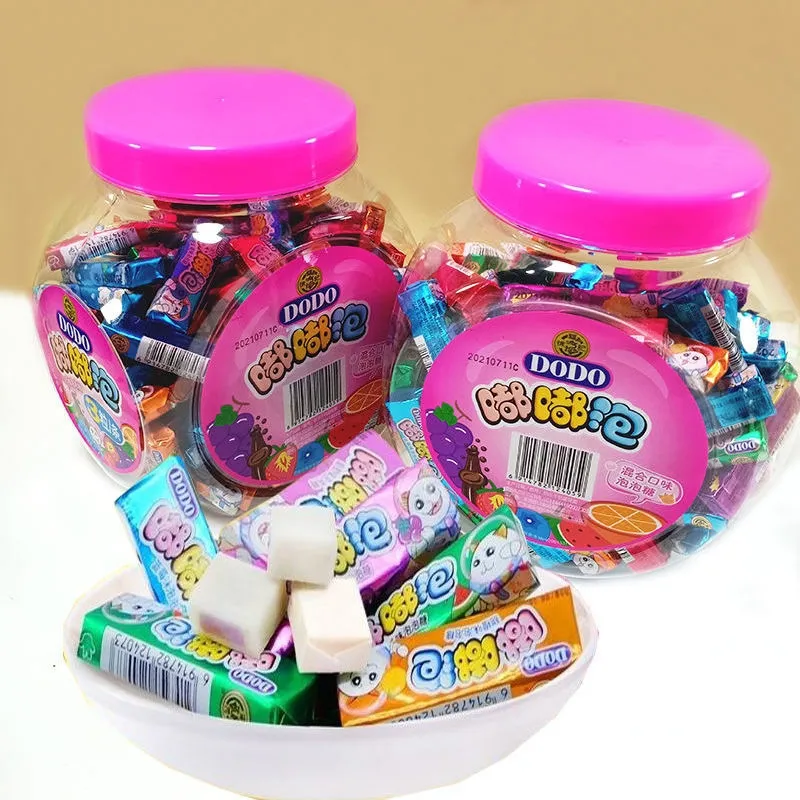 現貨 徐福記 嘟嘟泡 泡泡糖 罐装糖果 不可咽