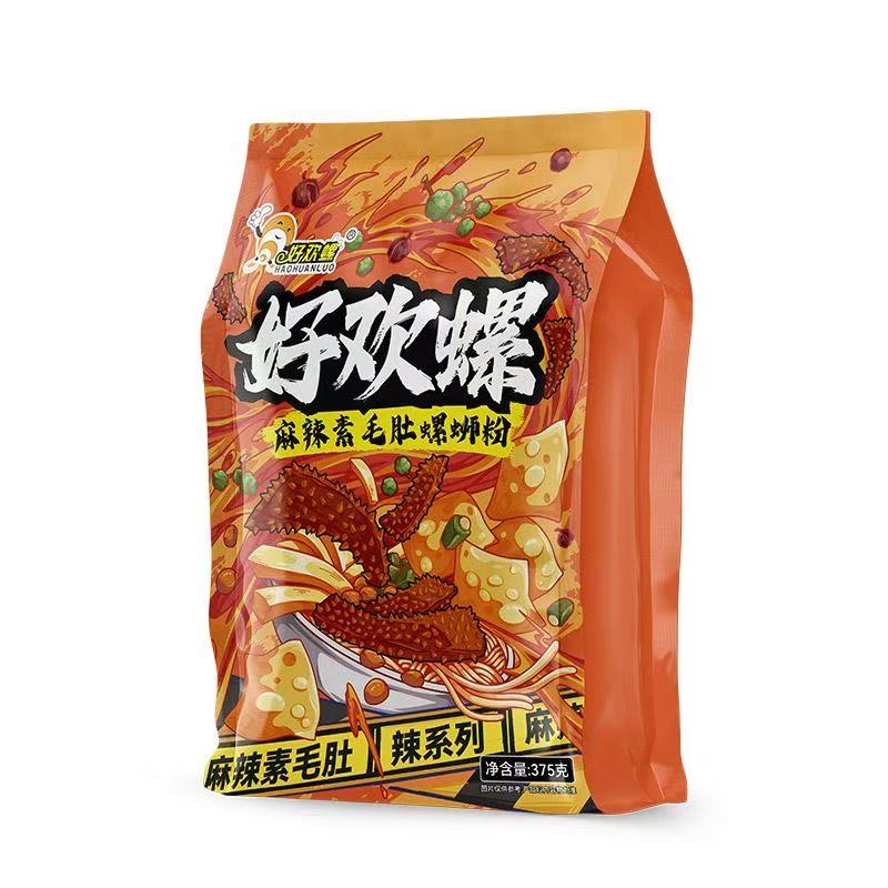 好歡螺麻辣素毛肚螺螄粉375g 柳州正宗螺螄粉
