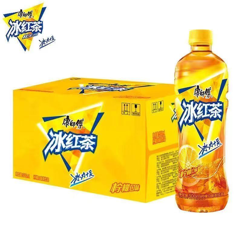 康師傅冰紅茶 茉莉花茶 柚子茶330ml 500ml冰力十足