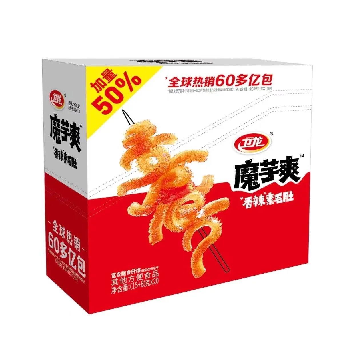 現貨 大盒 魔芋爽加量素毛肚 23g/包