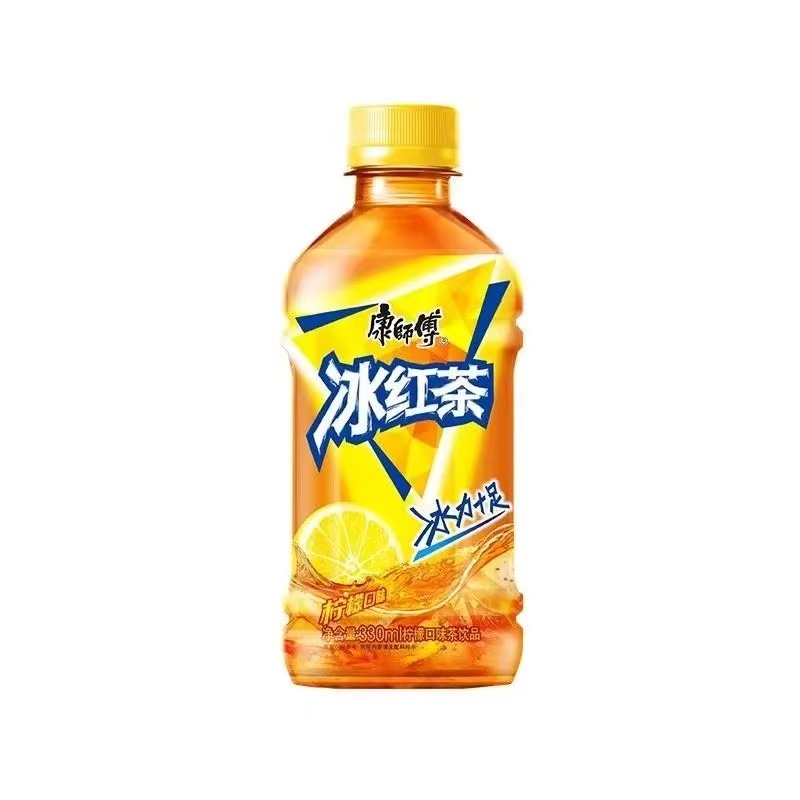 康師傅冰紅茶 茉莉花茶 柚子茶330ml 500ml冰力十足