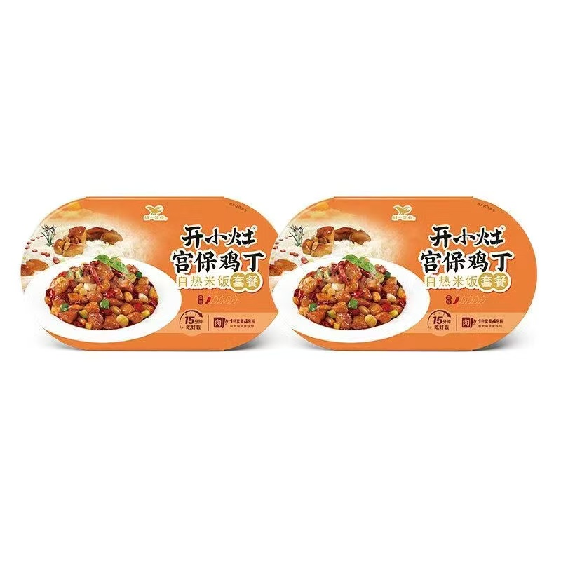 肖戰代言 統一開小灶自熱米飯煲仔飯混沌雞湯 免煮