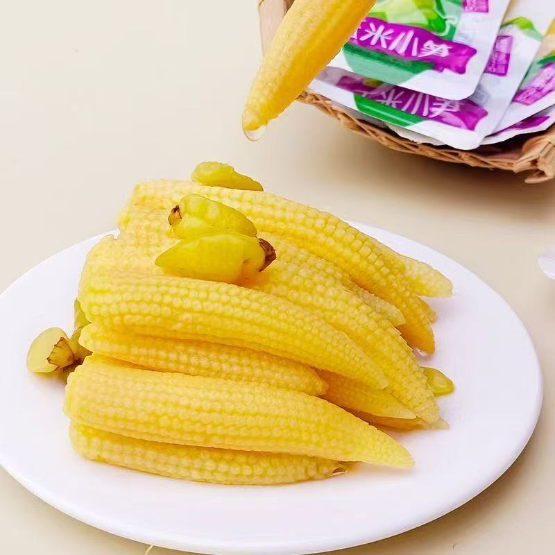 玉米筍 招牌爽泡椒玉米筍尖開袋即食 低卡解饞23g