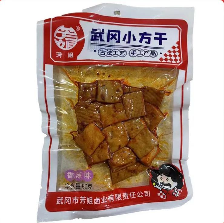 芳姐豆干 香辣豆干 手工蘭花幹 素食辣豆條