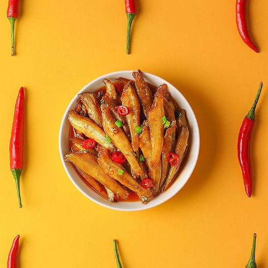 現貨 勁仔小魚乾 深海小魚 湖南特產辣味小魚乾