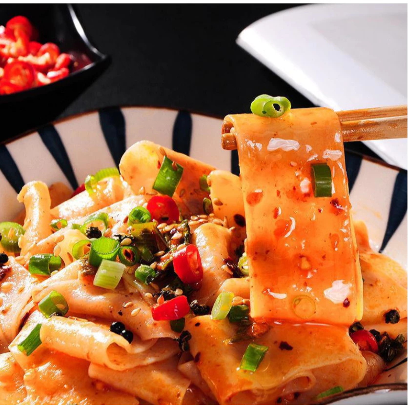 阿寬紅油面皮 免煮速食涼皮 懶人即食夜宵 袋裝