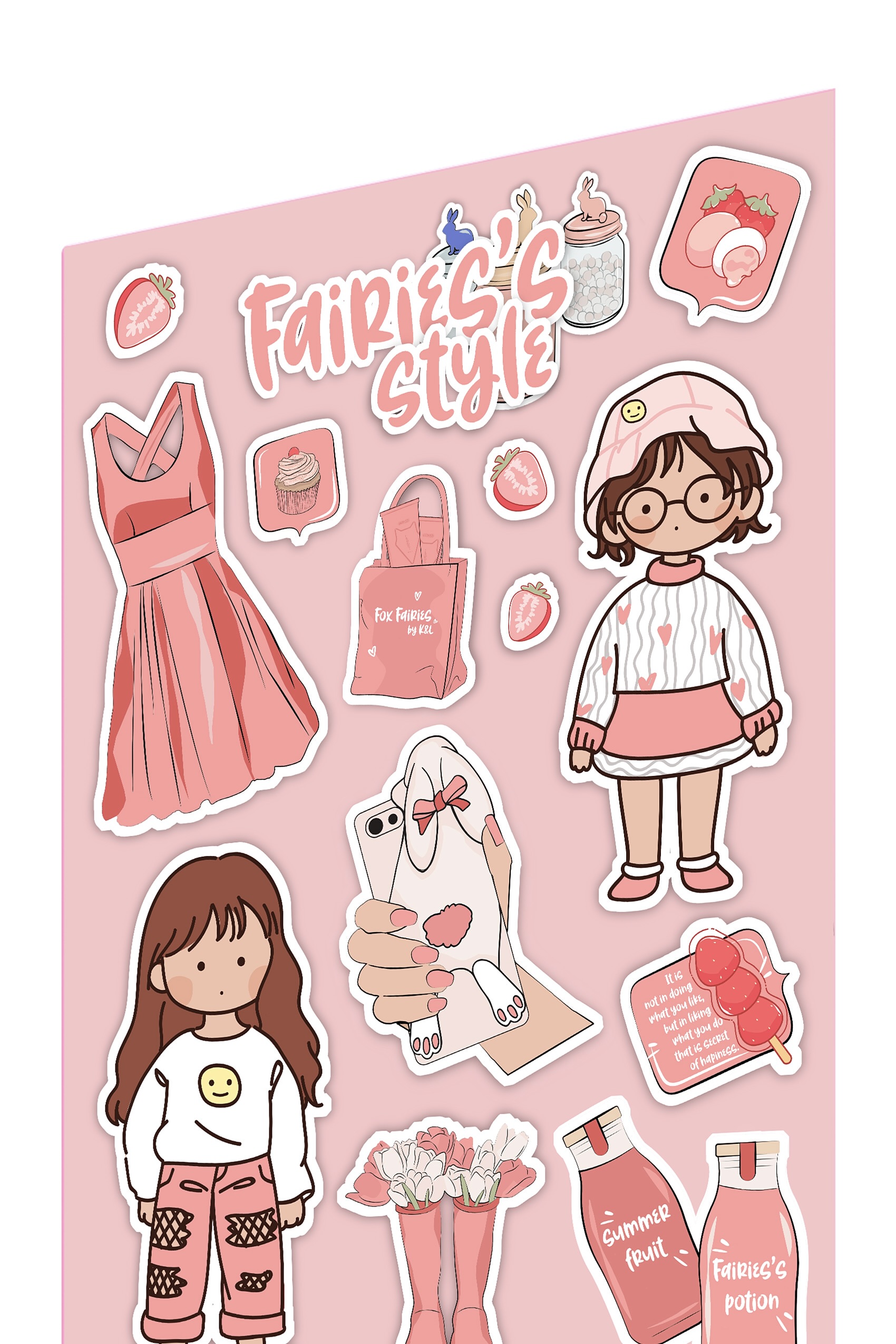FOX FAIRIES STICKERS