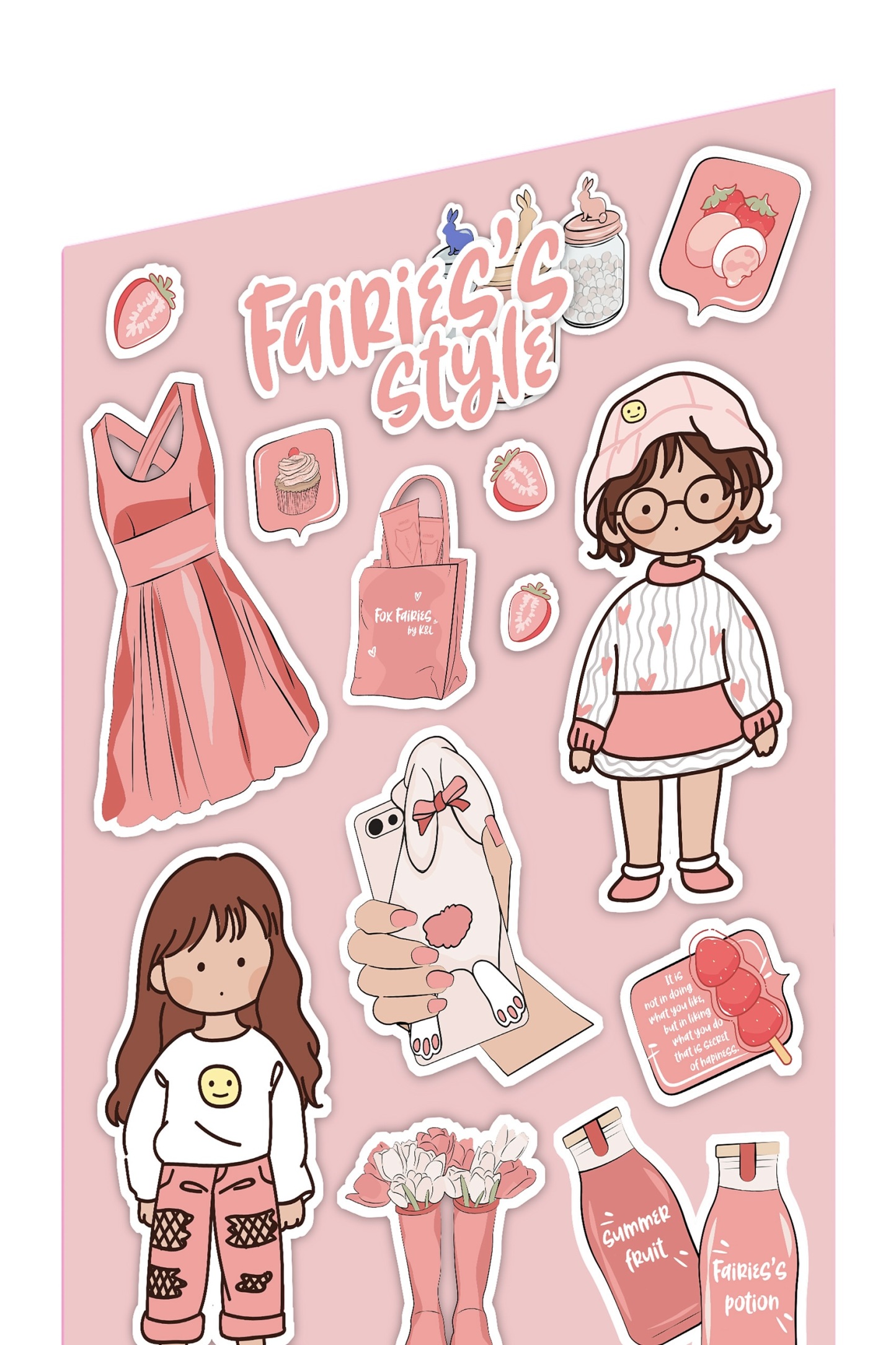 FOX FAIRIES STICKERS
