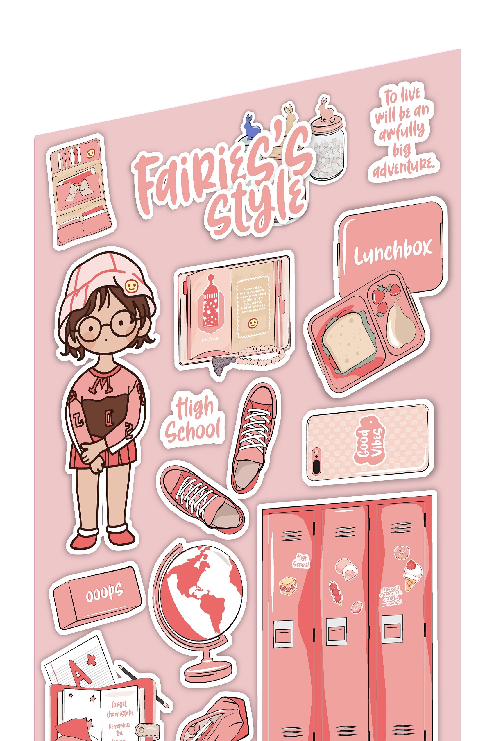 FOX FAIRIES STICKERS