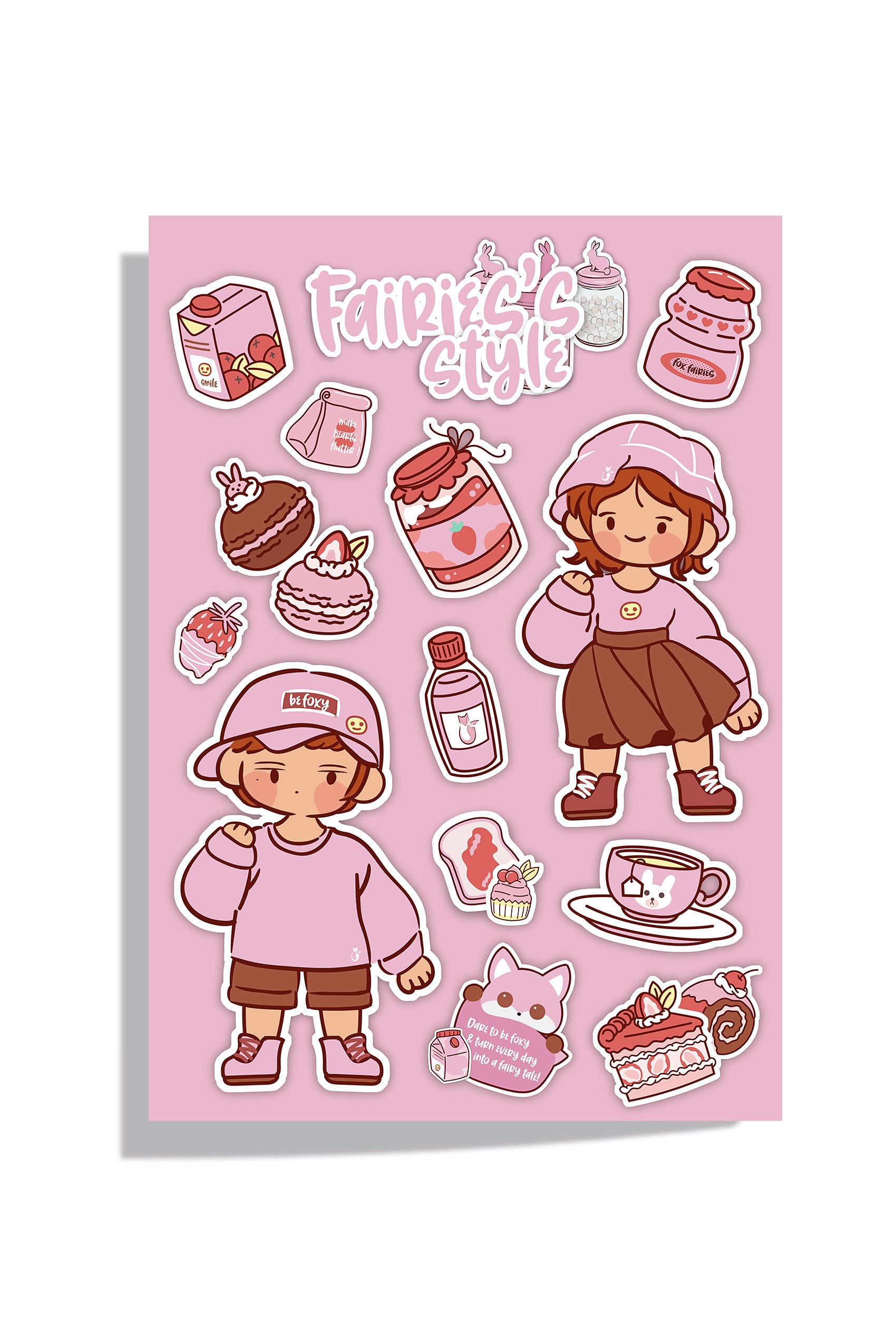 FOX FAIRIES STICKERS