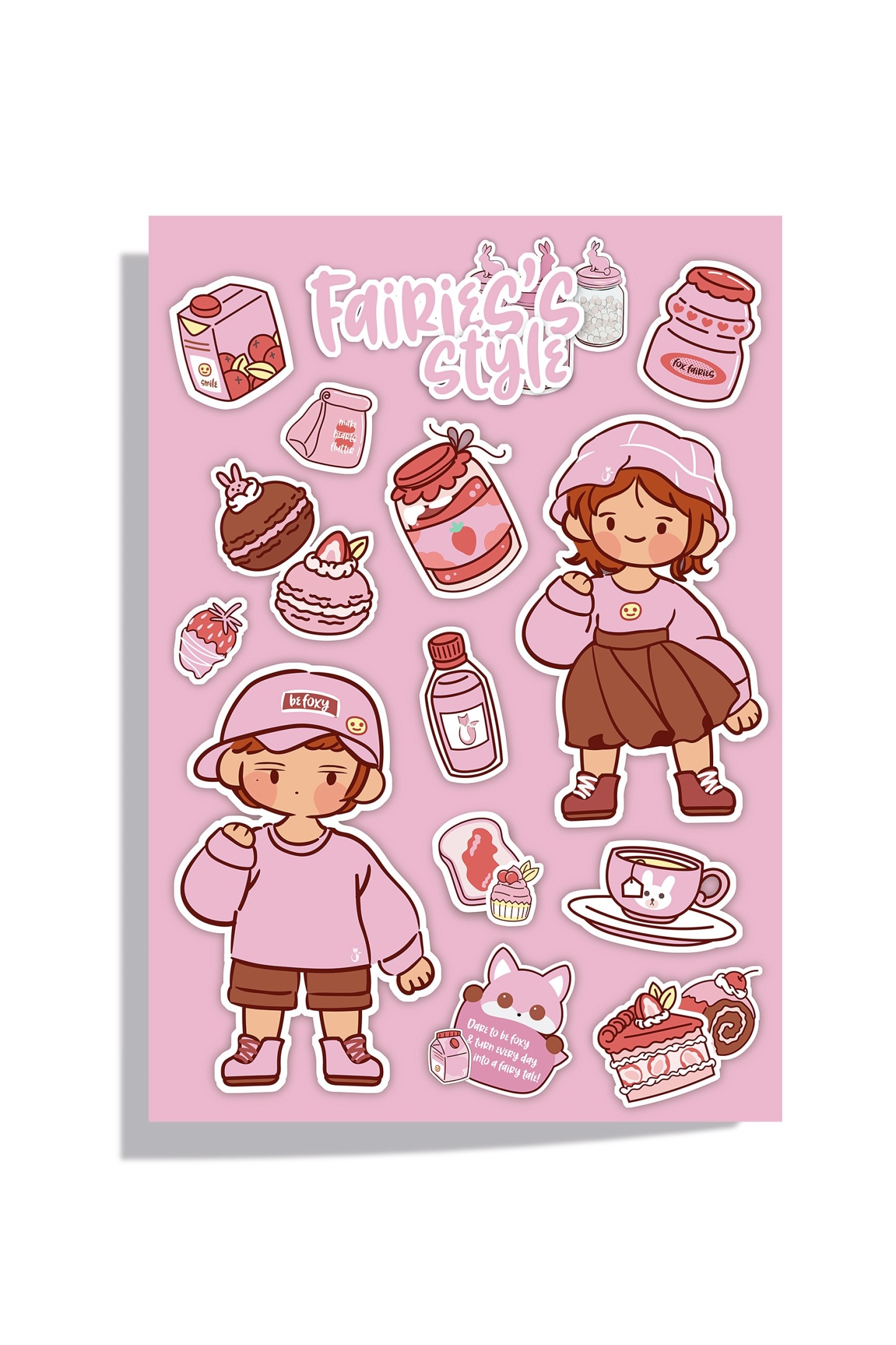 FOX FAIRIES STICKERS