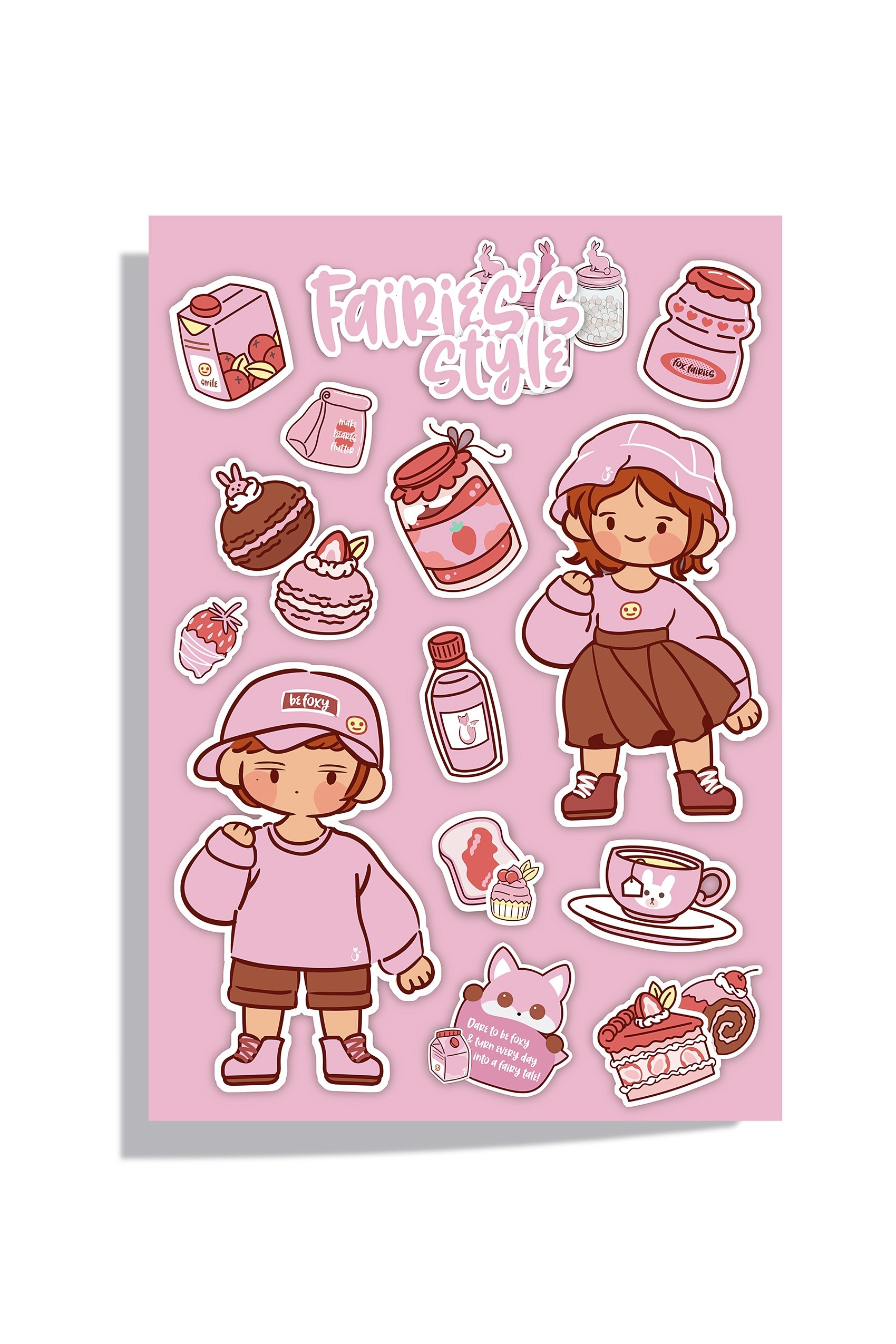 FOX FAIRIES STICKERS