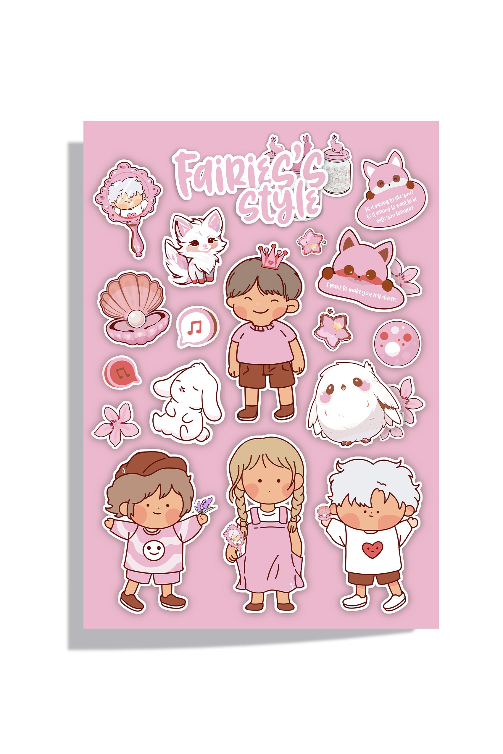 FOX FAIRIES STICKERS