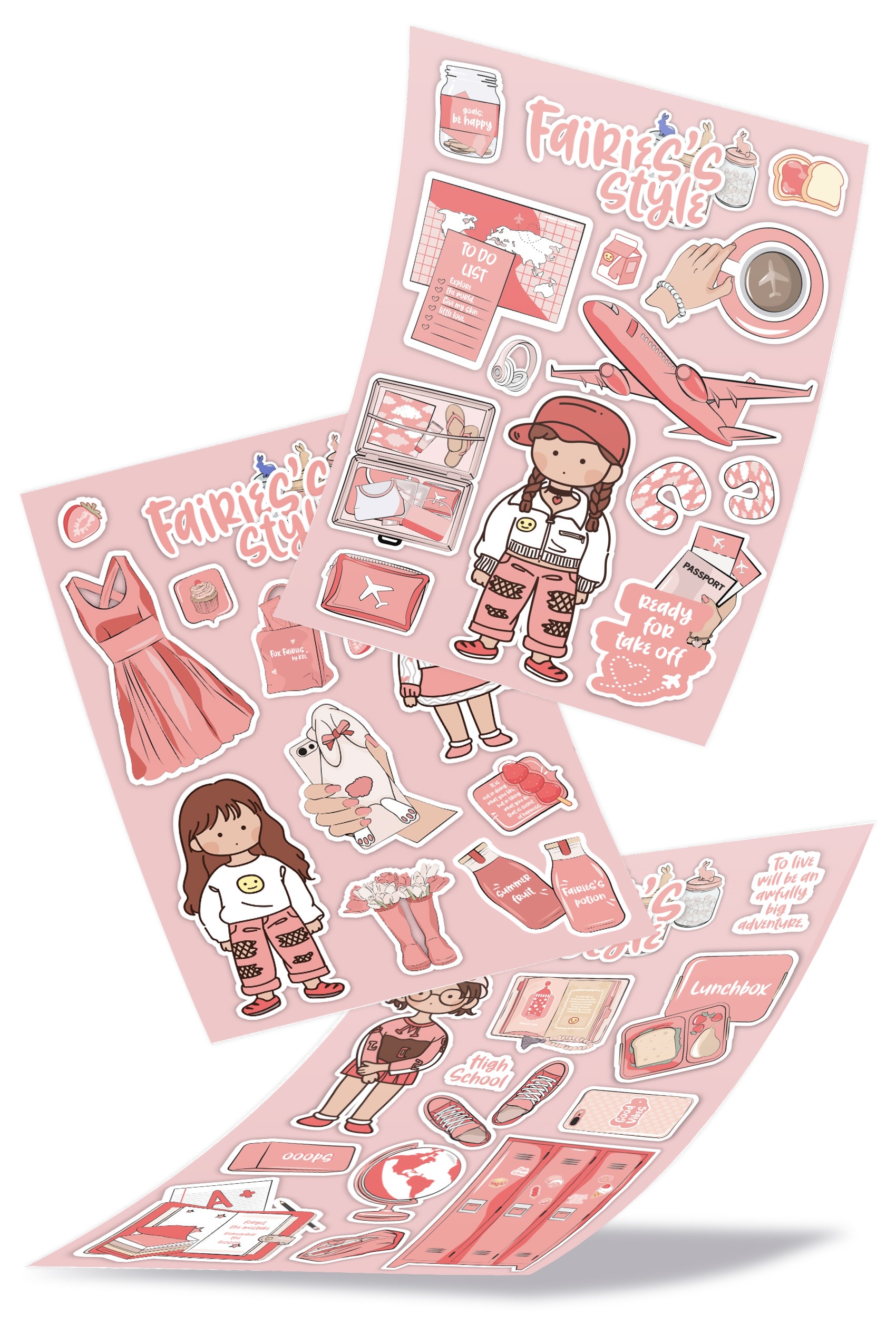 FOX FAIRIES STICKERS