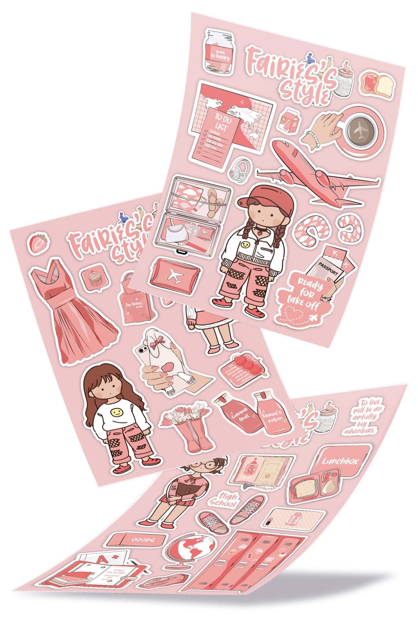 FOX FAIRIES STICKERS