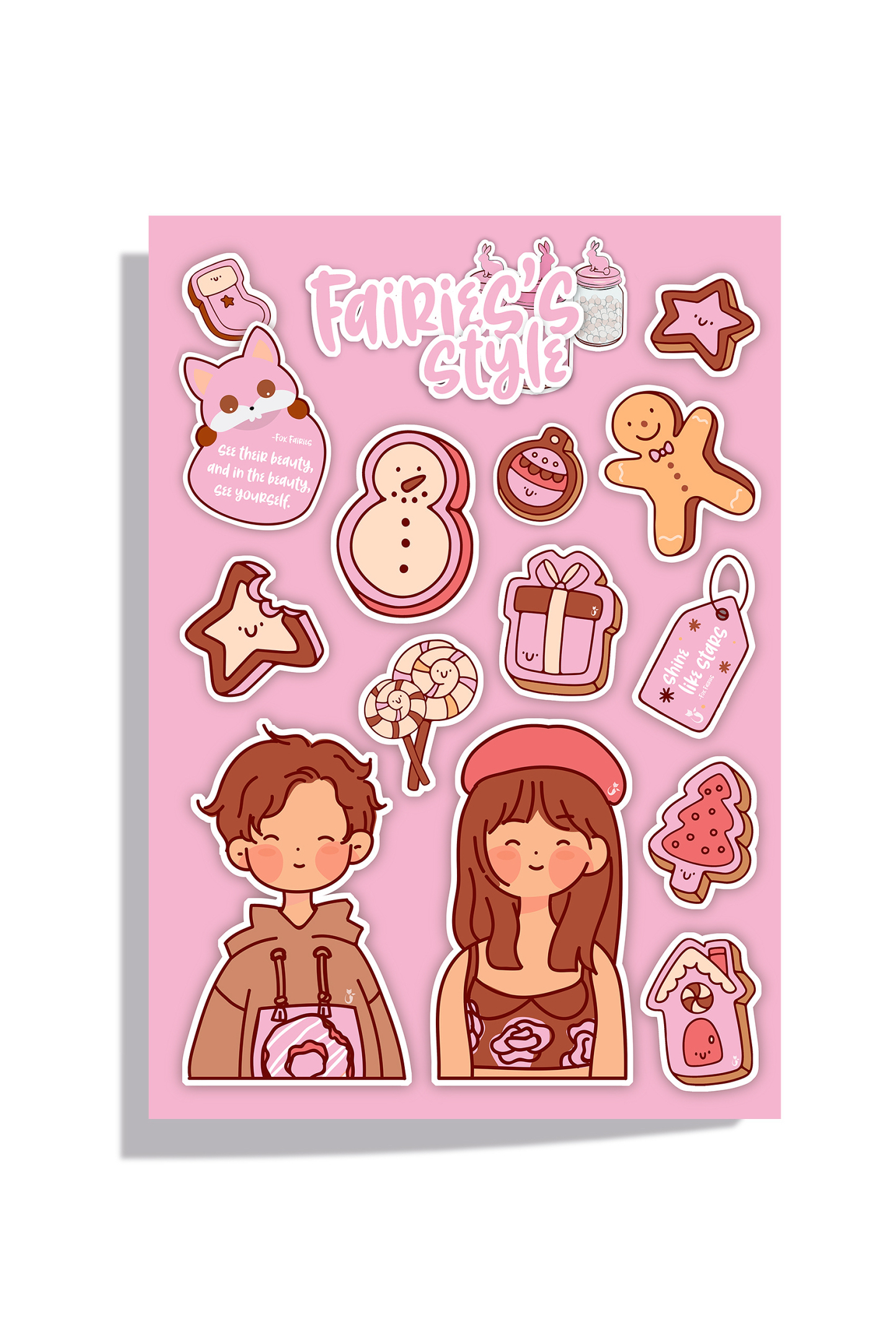 FOX FAIRIES STICKERS