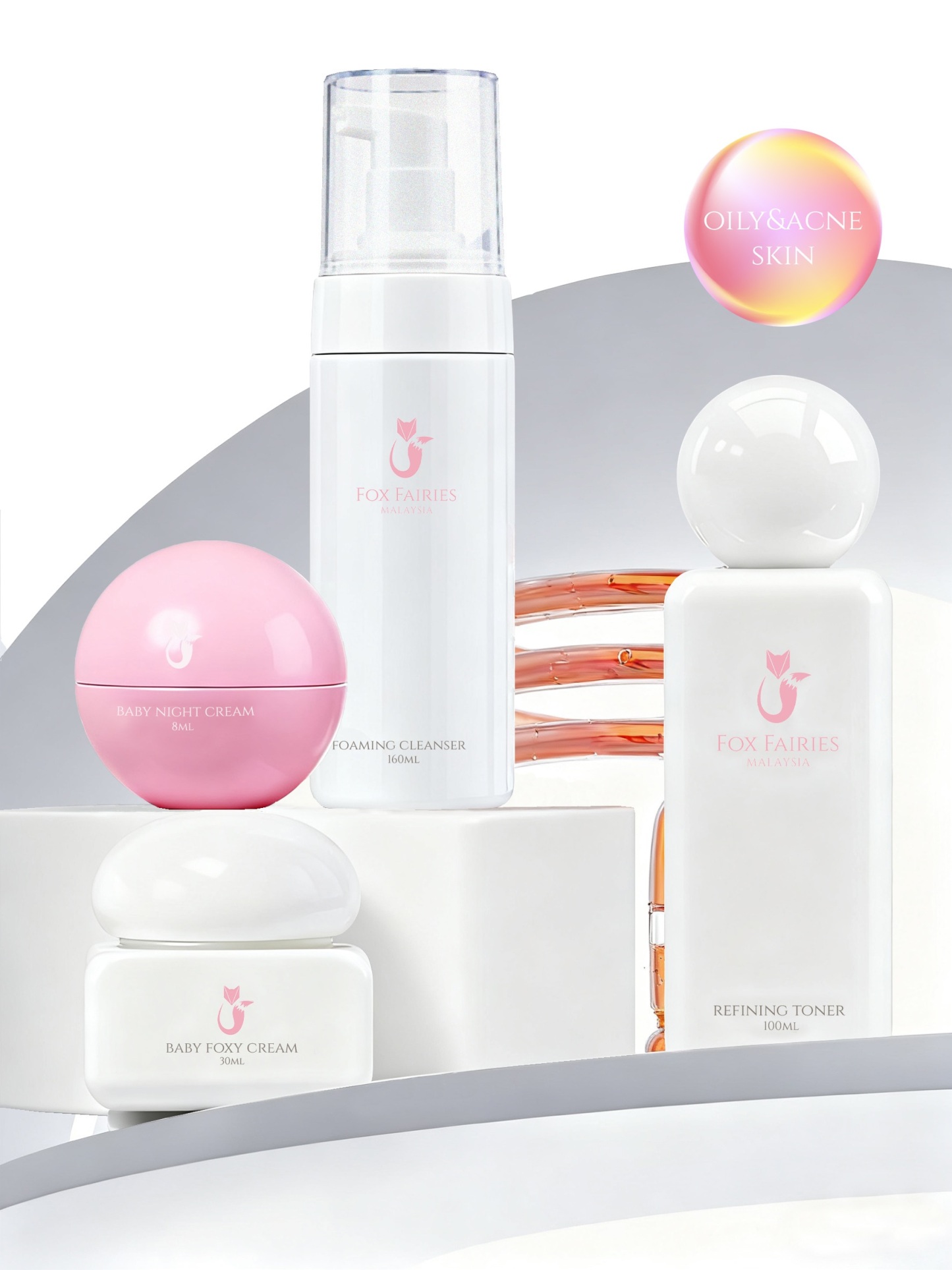 FOR OILY & ACNE SKIN (SET A)