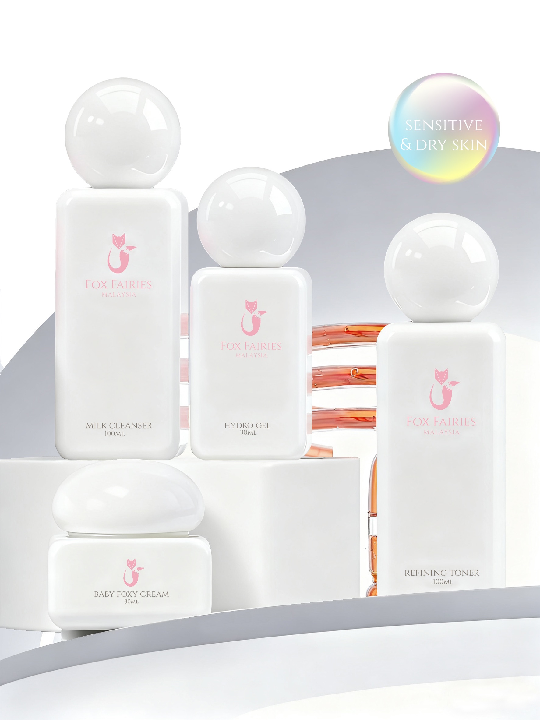 FOR SENSITIVE & DRY SKIN (SET B)